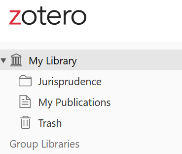 La bibliothèque Zotero En ligne